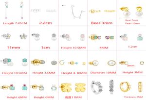 Fahmi 2022 New Style 100% 925 Sterling Silver cute Bear Trend Fashion Ladies Beauul Classic Earrings Jewelry Factory Direct Wholesale5593958