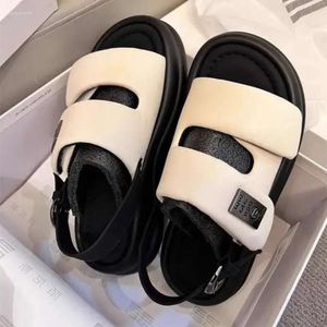 Trendy Summer Women High 2024 Sandals Platform Lightweight Closed Toe Roman Bow d0f