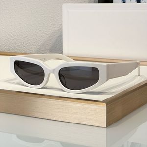 Модные солнцезащитные очки для мужчин женщин 40269 Дизайнерские стильные открытые подиума в стиле подиума анти-ультравиолет UV400 Ретро-тарелка ацетат-треугольник