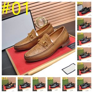 28Model Oxford Dress Fashion Man Business Scarpe fatte a mano Designer di scarpe Designer Formale in pelle vera pelle Migliore uomo Dimensione 38-46