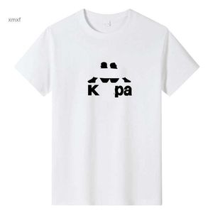 Fashion Classic Kapa Thirt Casual Brand Brand KP Round Neck Mens Coupie Tshirt Tshirt Pure Pure Cotone Letter Printing Slizia Oversize Maglietta HVID HVID