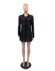 ファッションブランドの女性デザイナーセクシーなメッシュシアートップ女性用シャツ用の高品質の生地Y71516