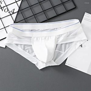 Underpants Männer Sommer -Slips bequeme Unterwäsche Herren atmungsaktiv 3D -Beutel Bikini weiche stelle Strecke für männlich