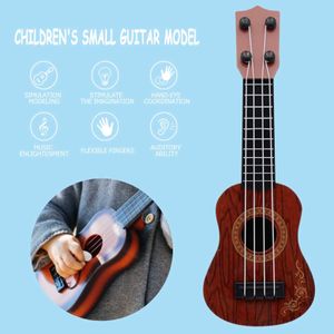 Gitarr barns klassiska stränginstrument bärbar tidig utbildning liten gitarr säkerhet parti leveranser justerbara barns semestergåvor wx