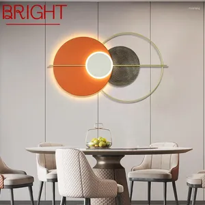 Wall Lamp BRIGHT Contemporary Picture LED Creative Indoor Background Decor Sconce Light For Home Living Room Bedroom