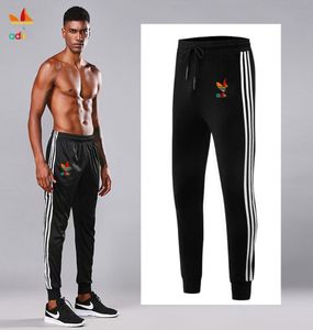 Men039s Jogger Casual Pants Fitness Sportswear Bottom ścisłe spodnie spodnie Black Gym Jogging5552769
