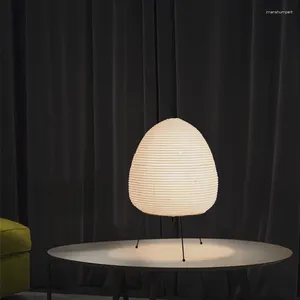 Lampy stołowe Nordic Designer LID LED Xuan Paper Desk Lampa sypialnia studium salonu geometryczne sztuka gruszka dekoracyjne oprawy oświetlenia