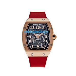 Механические автоматические часы RM Luxury Watch Mills Extra Flat Rose Gold RM67-01 Watch OHHB