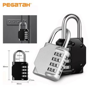 Padlock kombinacji Oria 1PCS Hasło zamki 4 -cyfrowe wodoodporne zamek zewnętrzny do drzwi walizki w torbie szafki okno szafki 240507