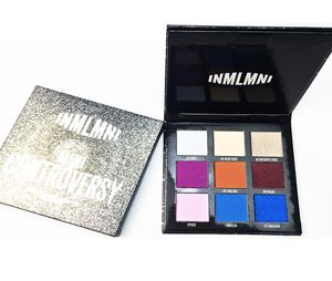 Mini controversy Eyeshadow palette Matte Glitter pressed pigment Palette Makeup Diamond Glitter Shiny Eye Pigment Cosmetics5634846