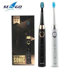 SEAGO Electric Toothbrush Rechargeable Electronic Toothbrush Automatic Toothbrush Dental Care Adult Electric Teeth Brush C181115019835625279