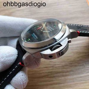 Super Panerass Echtes Designer Uhr Tauchen automatische mechanische Männer Schwimm Saphirleder HSTW Uhr