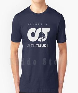 Alpha Tauri Tshirt Scuderia Katoen Men Diy Print Cool Tee Tauri Gasly Pierre Racing Drive On8916695