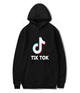 Tik Tok Software 2019 New Print Pulted Womenmens Популярные одежды Хараджуку Повседневная толстовка 4XL6137317