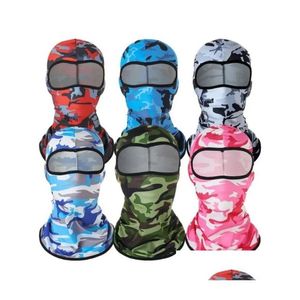 Party Masks Cycling Motorcycle Face Mask Outdoor Sports Hood Fl Er Clava Summer Sun Rotection Neck Scraf Riding Headgear Jj Drop Deliv Dhwkt