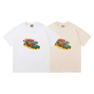 Lato luźne i zużyte T-shirt z High Street Masowe koszulki dla mężczyzn męskie koszulka Poloshirt Najnowsza letnia koszula męska