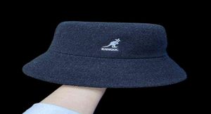 Kangaroo Bob Mulheres Hat Homem Men Bucket Hip Hop Fisherman Hat Large Kangol Hat Unisex Coleção casual de vários estilos H2204192284988