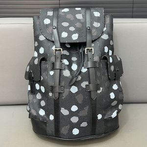 Lüks tasarımcı erkek sırt çantası baskılı bilgisayar çantası sırt çantası çanta yüksek kaliteli insan çantaları