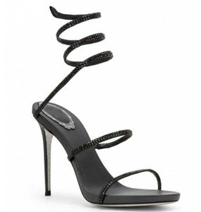 Diamond Rene Caovilla Crystal High Hel Sandal