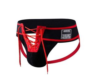 Jockmail Men039s Sexy Jock Strap Lace Up Jockstrap Underwear Athletic Supporter7768853