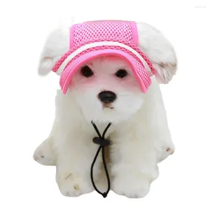 Ubrania dla psów styl przyciągający wzrok kota na zewnątrz siatka słoneczna hat zwierzaka filtra przeciwsłoneczna czapka bow-folot design poliesterowy impreza