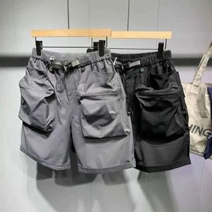 Designer Men's Shorts Summer Fashion Mens Pants Large pockets Middle 2023 New Korean Version Loose y2k grunge Handsome Thin cargo shorts menH