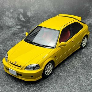 Diecast Model Cars Motorhelix MH 1 18 FOR Honda Civic TypeR EK9 Car model Sports Static model Birthday present Y240520K339