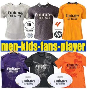 23/24/25 REAL MADRID SOCCER Jerseys 2023 2024 2025 Football Shirt Bellingham Vini Jr Mbappe TChouameni Camavinga Rodrygo Camisetas Men Men Kit Kit Mundufits Fan fani