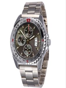 Luxury Mens Watches Ruch Kwarc Chronograph Gray Dial Na ręce F1 Racing Men039s Sport Watch Sport2745009