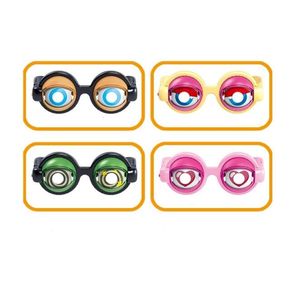 ROVA CRIATIVO CRIANÇAS CRIANÇAS Funny Prank Glasses Toys Plastic Crazy Eyes Party True Truque para crianças Presentes de aniversário de Natal