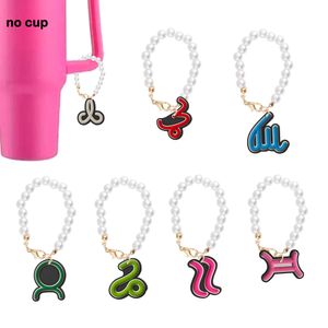 Sandals Twee Constellations Pearl Chain With Charm Accessories For Tumbler Cup Personalized Handle Shaped Charms Drop Delivery Otgjt