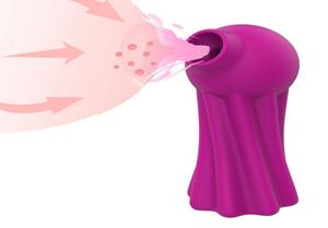 Massage Mini Clit Sucker Vibrator Clitoris Stimulator Oral Licking Pussy Tongue Vibrating Nipple Sucking Blowjob Adult Female Sex 9080660