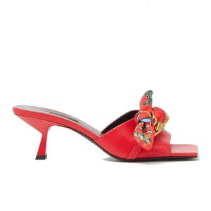 Signore 2024 donne pantofole vera in pelle bassa tacchi sandali sbirciati di punta flip-flipflops piega abito da sposa gladiatore scarpe sexy seta s 257