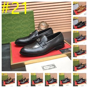 28Model Luxury Men Oxford Shoes Genuine Cow Leather Handmade Fashion Social Formal Wear Man Wedding Dress Office Pointed Toe Slip On Men Shoes