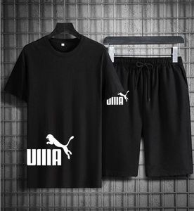 Män designer tracksuit mens tshirt lyx hög kvalitet sommarmens spårsuits jogger kostymer utskrift bomull män sportkläder man cl9430960