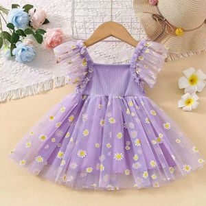 Sukienki dziewczyny meri ammi 1-10 Chrysanthemum dziewczyna strój urodzinowy Dziecięcy ubrania