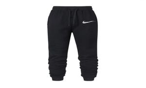 2021 NOWOŚĆ MĘŻCZYZN JOGGERS MARK MĘŻCZYZNE MĘŻCZYZNE DROUSERY Casual Pants Spants Jogger 15 Kolor swobodne siłownię trening fitness trening dresowe 7602999