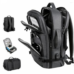 Backpack Luxury Large Business For Men Women 15.6" Laptop Bag Schoolbag Rucksack Computer Backbag With USB Travel Daypack