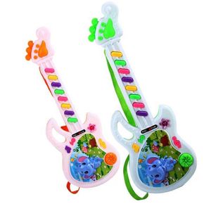 Gitarr baby akustik elefant gitarr musikaliska leksaker lärande och utveckling elektroniska leksaker spädbarn tidig utbildning julklappar wx6145
