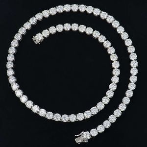 xingyue 6mm män kvinnor smycken sterling sier vvs diamant mossanite moissanit tennis halsbandskedja med GRA -certifikat