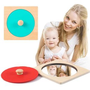 Самолеты Modle Montessori Mirror Puzzle занятая доска деревянная игрушка раннее детское образование сенсорная игрушка дошкольное обучение подарки S2452022