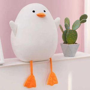Stuffed Plush Animals White Duck Doll Plush Toy Duck Doll Girl Bed Pillow Childrens Comfortable Shredded Cloth Doll Childrens Favorite Toy Birthday Gift d240520