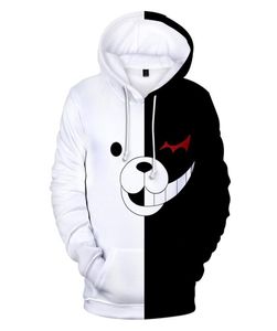 Danganronpa monokuma cosplay hoodie män kvinnor barn tröja anime kläder 2011048328558