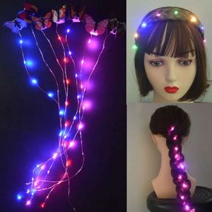 LED TOYS DIY LEDライトストリングフラッシュヘアスタイルツール織り編み編み編みパーティーガールバースデーデコレーショングローパーティーサプライS2452099 S2452