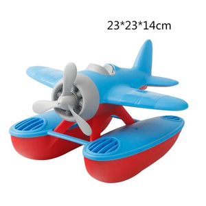 Aeronave Modle 3D Slide Piso Oceano Modelo Flutuante Jogo de Água Baby Piscina Piscina Toy Gream Home Decoração Decoração de Desktop S2452089