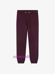 AA BBRBRY Designer novo Classic Classic Casual Unissex Spot Spot New Colored Borded Bordeded Womens Cashmere Pants Harm Calças Casual