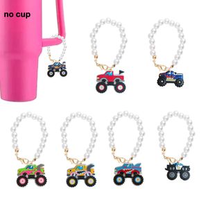 Sandals Truck 9 Pearl Chain With Charm Charms For Tumbler Cup Accessories Shaped Handle Drop Delivery Ot3Ud
