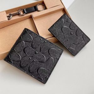 Mirror quality Designer sacoche card holder coin purse fashion womens Leather Wallets cardholders Key pouch Mini purses mens Luxury fold wallet with box wholesale
