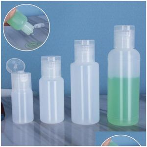 Packing Bottles Wholesale 10Ml 20Ml 30Ml 50Ml Plastic Squeezable Bottle Cosmetic Sample Container Pe Cap Lotion Refillable Drop Delive Dhvnr