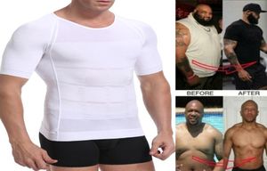 Men039s Shapers do corpo Classix Men tonificando camiseta ginecomastia camisas de compressão Corrector de postura Undershirt Belly Slimming cor4960901